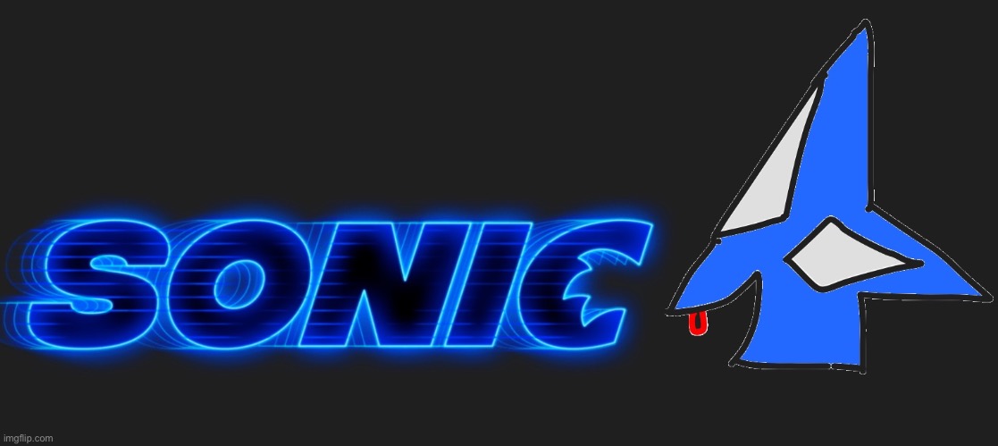 Idea for Sonic 4 logo (this is not a spoiler neo metal was never confirmed I just want him to be in the 4th movie) | made w/ Imgflip meme maker