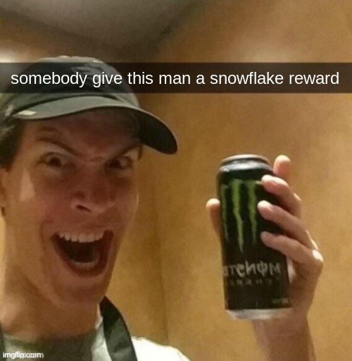 Majik kill guy temp | somebody give this man a snowflake reward | image tagged in majik kill guy temp | made w/ Imgflip meme maker