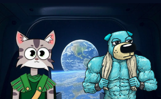 Dugly An Marcus Moon Mission Blank Meme Template