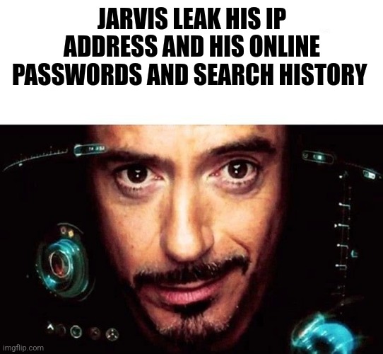 Sir why do you want me to do that | JARVIS LEAK HIS IP ADDRESS AND HIS ONLINE PASSWORDS AND SEARCH HISTORY | image tagged in jarvis template | made w/ Imgflip meme maker