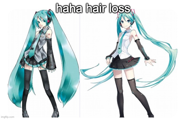 haha hair loss | made w/ Imgflip meme maker