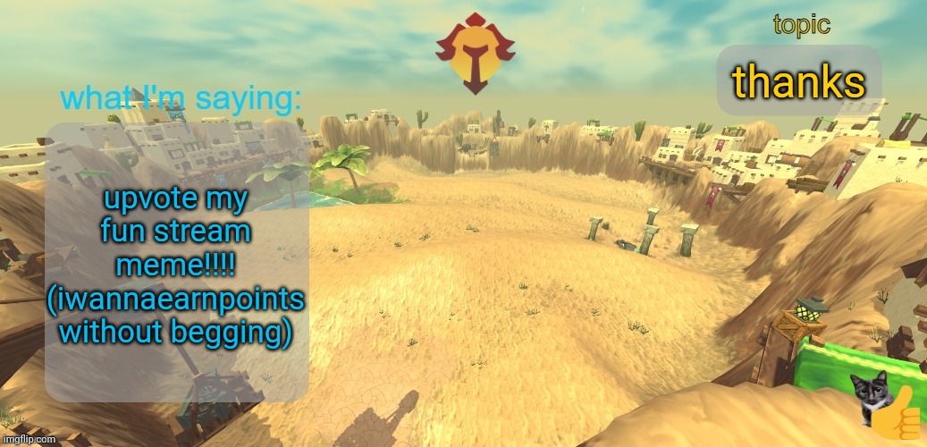 comments | thanks; upvote my fun stream meme!!!!
(iwannaearnpoints without begging) | image tagged in aether temp | made w/ Imgflip meme maker