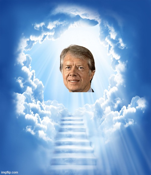 Carter, where he belongs | image tagged in heaven | made w/ Imgflip meme maker