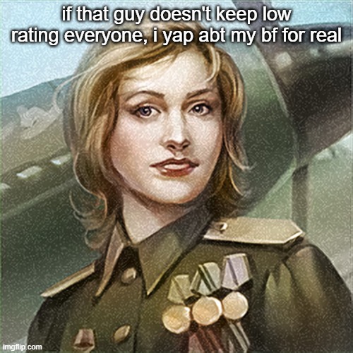 Neko War Thunder icon | if that guy doesn't keep low rating everyone, i yap abt my bf for real | image tagged in neko war thunder icon | made w/ Imgflip meme maker