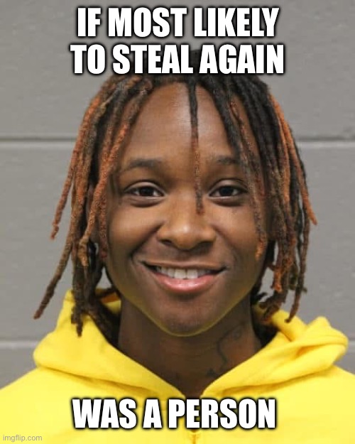 Did they say cheese? | IF MOST LIKELY TO STEAL AGAIN; WAS A PERSON | image tagged in mugshot,funny,lol,lmfao,smile,cops | made w/ Imgflip meme maker