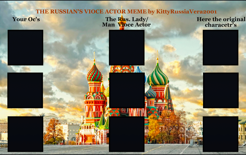 The Russian’s Vioce Actor Blank Meme Template