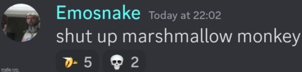 shut up marshmallow monkey | image tagged in shut up marshmallow monkey | made w/ Imgflip meme maker