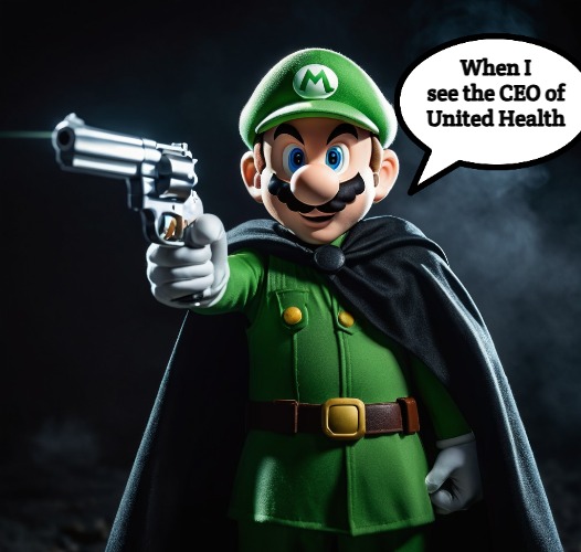 CEO of United Health | When I see the CEO of United Health | image tagged in slavic,luigi | made w/ Imgflip meme maker