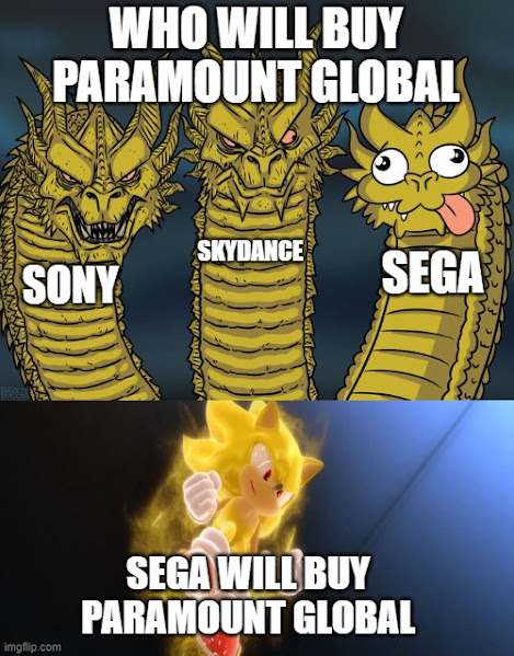 sega buys paramonut Blank Meme Template