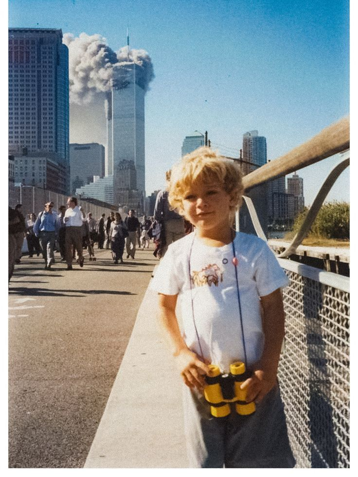 9/11 boy Blank Meme Template