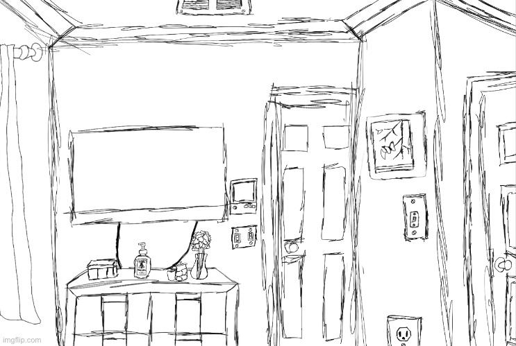 Unfinished sketch | image tagged in drawing,unfinished | made w/ Imgflip meme maker