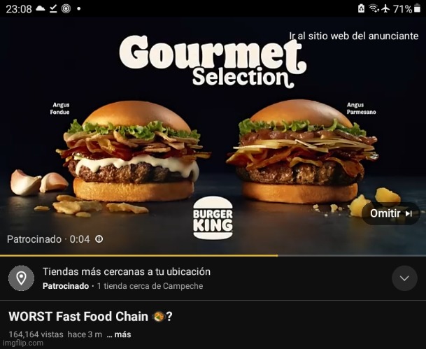 what an appropiate ad placement, YT | made w/ Imgflip meme maker