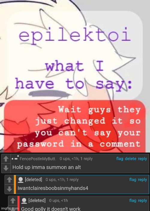 Bullshit comment section nobody cares about | made w/ Imgflip meme maker