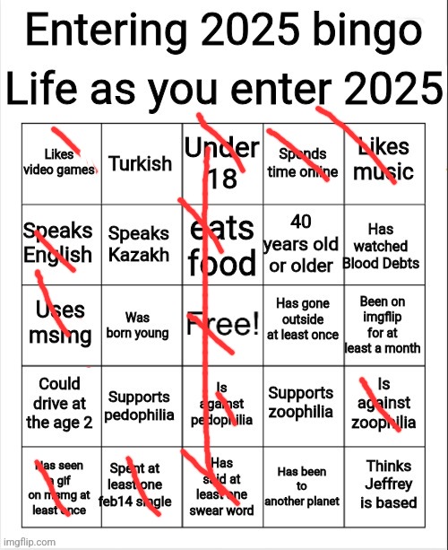 Who tf made this? | image tagged in entering 2025 bingo | made w/ Imgflip meme maker