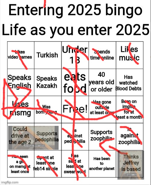 image tagged in entering 2025 bingo | made w/ Imgflip meme maker