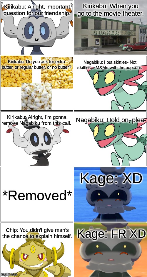 Average Ghost Zoom Call (Remake).mp3 | image tagged in comic,kirikabu,nagabiku,chip,kage | made w/ Imgflip meme maker