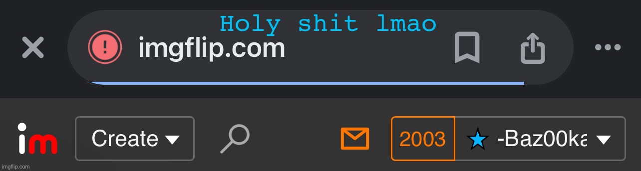 Holy shit lmao | made w/ Imgflip meme maker