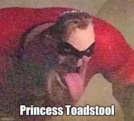 ㅤ | Princess Toadstool | image tagged in mr incredible tongue | made w/ Imgflip meme maker