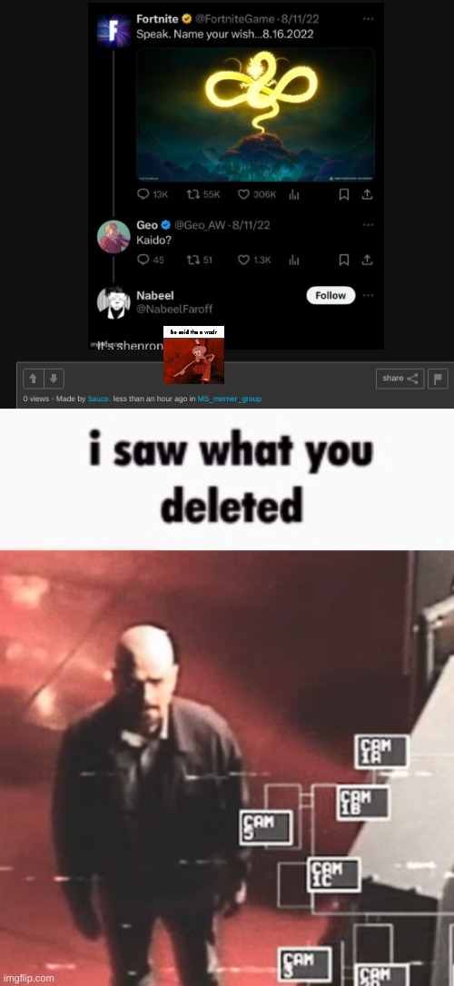 image tagged in i saw what you deleted | made w/ Imgflip meme maker