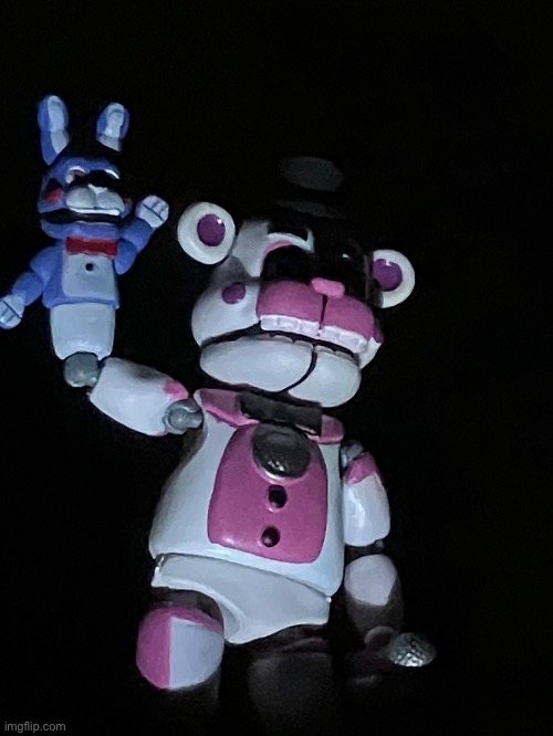 A photo of my Funtime Freddy Funko Figure | made w/ Imgflip meme maker