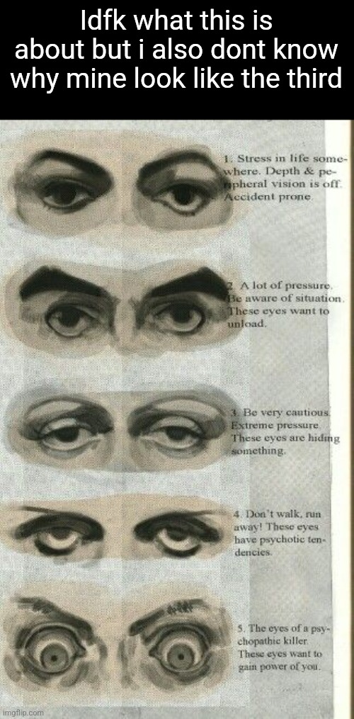 Idfk what this is about but i also dont know why mine look like the third | made w/ Imgflip meme maker