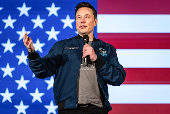 Douche bag Elon flag Blank Meme Template