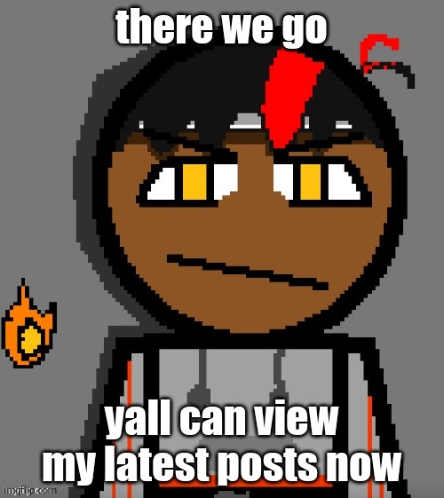 Claire themed Carl Molter | there we go; yall can view my latest posts now | image tagged in claire themed carl molter | made w/ Imgflip meme maker