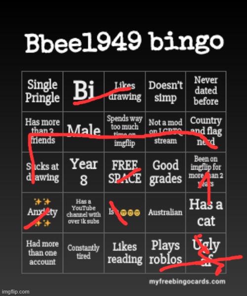 yes, I'm on ANOTHER account | image tagged in bbee1949 bingo | made w/ Imgflip meme maker