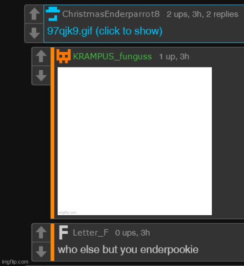 enderparrot glazing is crazy | made w/ Imgflip meme maker