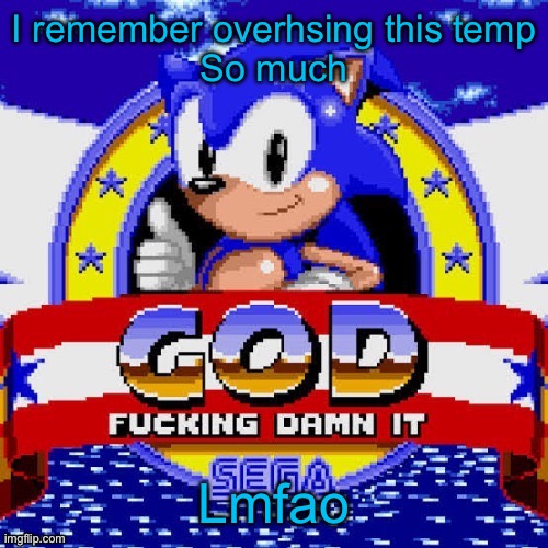 Maybe i like sonic more cuz the sonic 3 movie and sonic for hire | I remember overhsing this temp
So much; Lmfao | image tagged in god fucking damn it | made w/ Imgflip meme maker