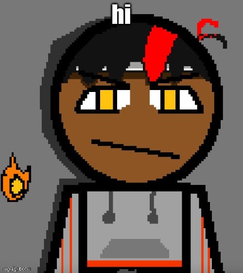 Claire themed Carl Molter | hi | image tagged in claire themed carl molter | made w/ Imgflip meme maker