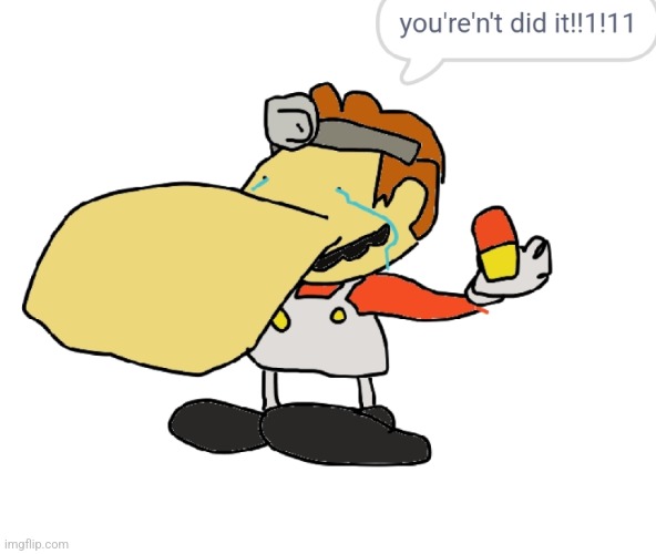 Dr Mario | image tagged in scratch,dr mario | made w/ Imgflip meme maker