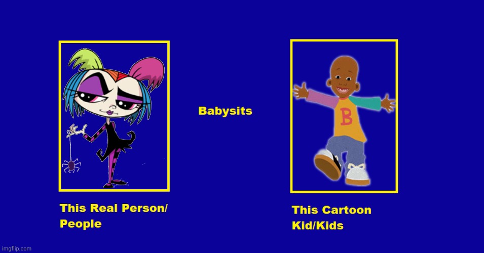 Creepie Creecher Babysits Little Bill | image tagged in what if this person babysits this cartoon kid,growing up creepie,creepie creecher,little bill,goanimate,vyond | made w/ Imgflip meme maker