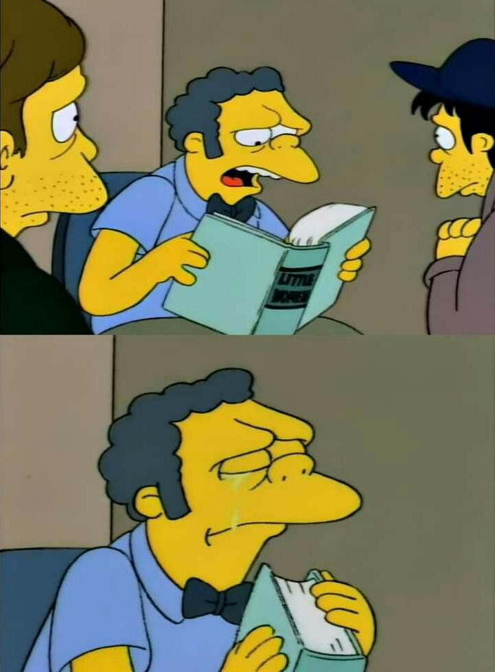 Moe crying Blank Meme Template