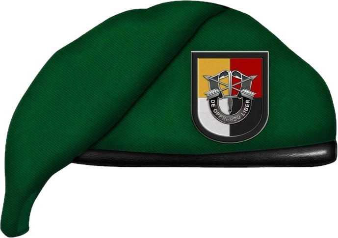 Green Beret Special Forces 3rd SFG Group Blank Meme Template