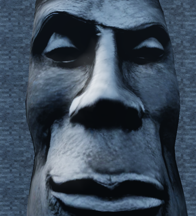 SIGMA MOAI Blank Meme Template