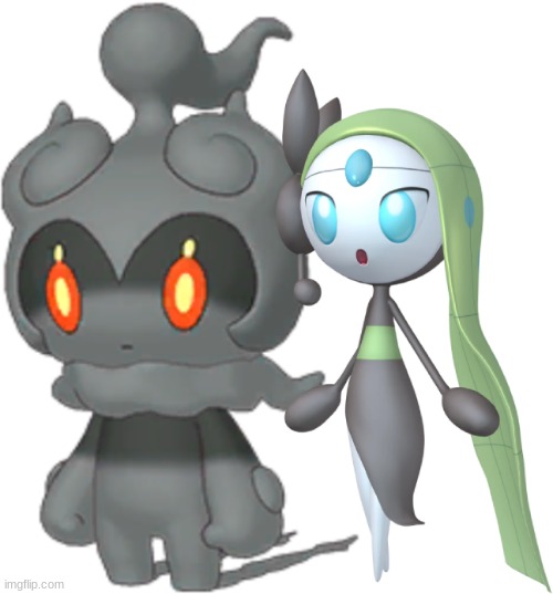 The Mythical Couple.mp3 | image tagged in marshadow and meloetta,kage and melody,kage,melody | made w/ Imgflip meme maker