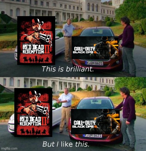 Recently just bought RDR2 | image tagged in this is brilliant but i like this | made w/ Imgflip meme maker