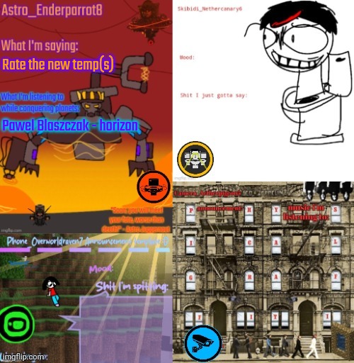 Dimension bird announcement template | Rate the new temp(s); Pawel Blaszczak - horizon | image tagged in dimension bird announcement template | made w/ Imgflip meme maker