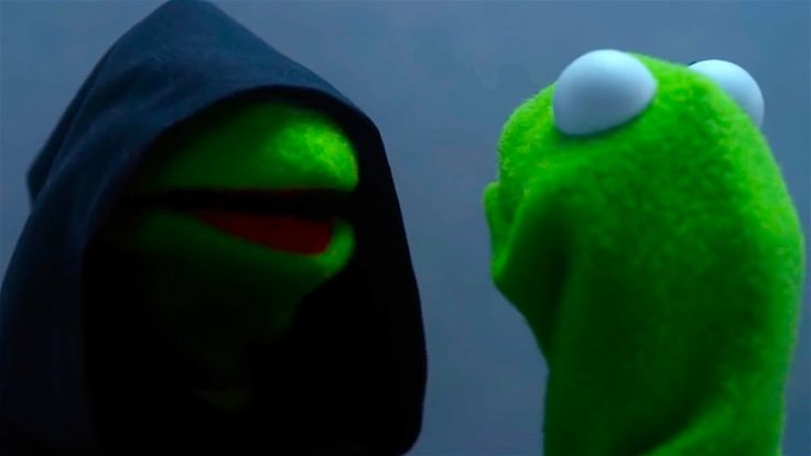 Kermit me vs me. Reverse Blank Meme Template