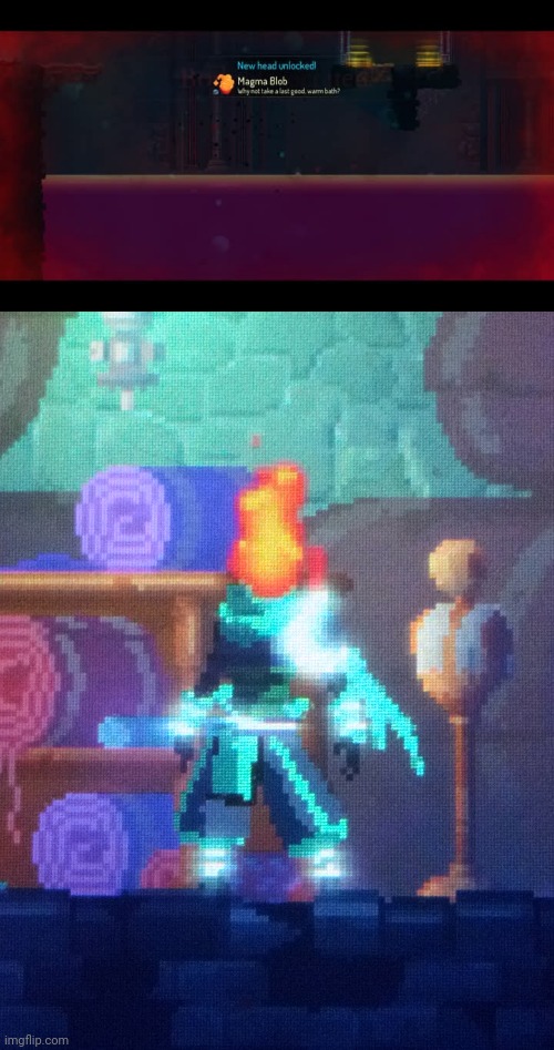 Goofy ahh head | image tagged in dead cells,gaming,video games,nintendo switch,screenshots | made w/ Imgflip meme maker