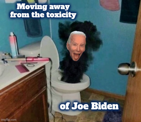 Turdburglar | Moving away from the toxicity of Joe Biden | image tagged in turdburglar | made w/ Imgflip meme maker