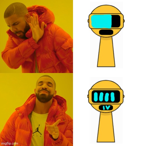 Parasprunki did a good job on Garnold | image tagged in memes,drake hotline bling | made w/ Imgflip meme maker