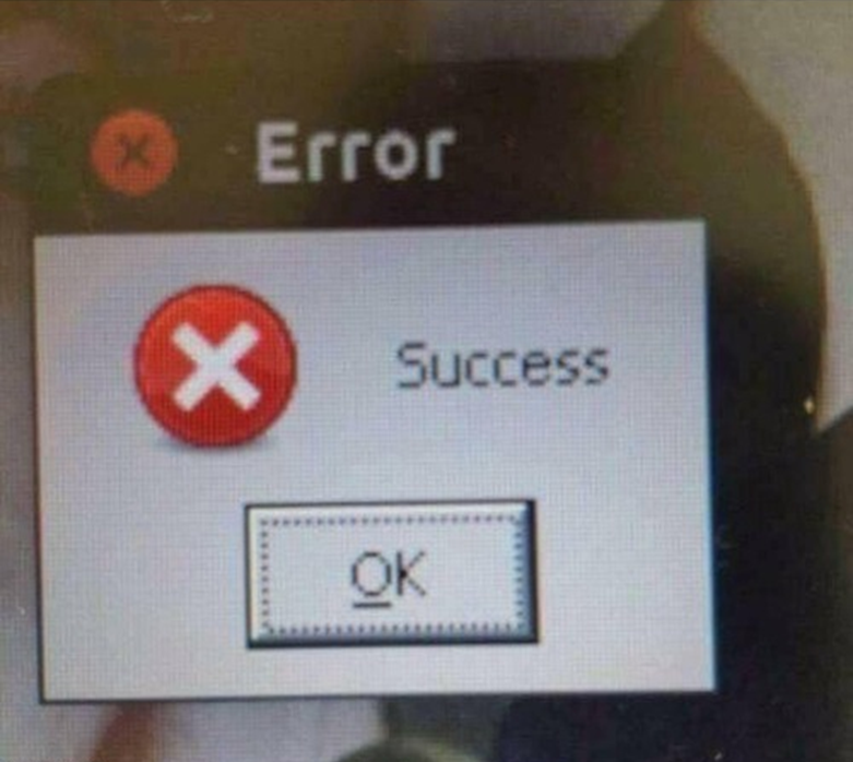 success fail Blank Meme Template