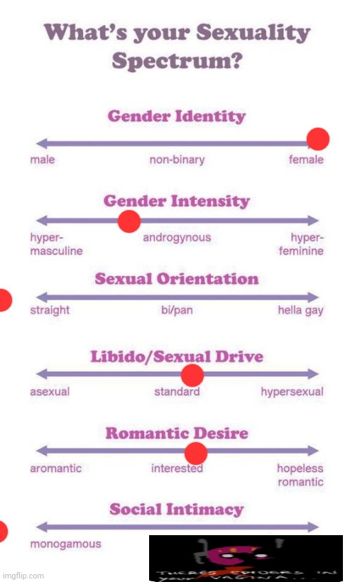 What's your sexuality spectrum? | image tagged in what's your sexuality spectrum | made w/ Imgflip meme maker