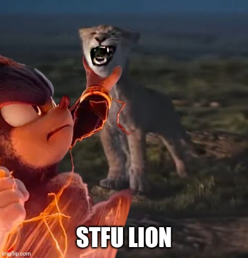 STFU LION | made w/ Imgflip meme maker