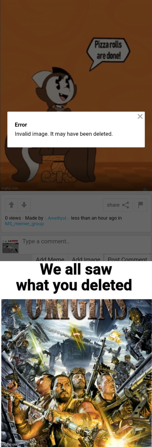 image tagged in we all saw what you deleted | made w/ Imgflip meme maker