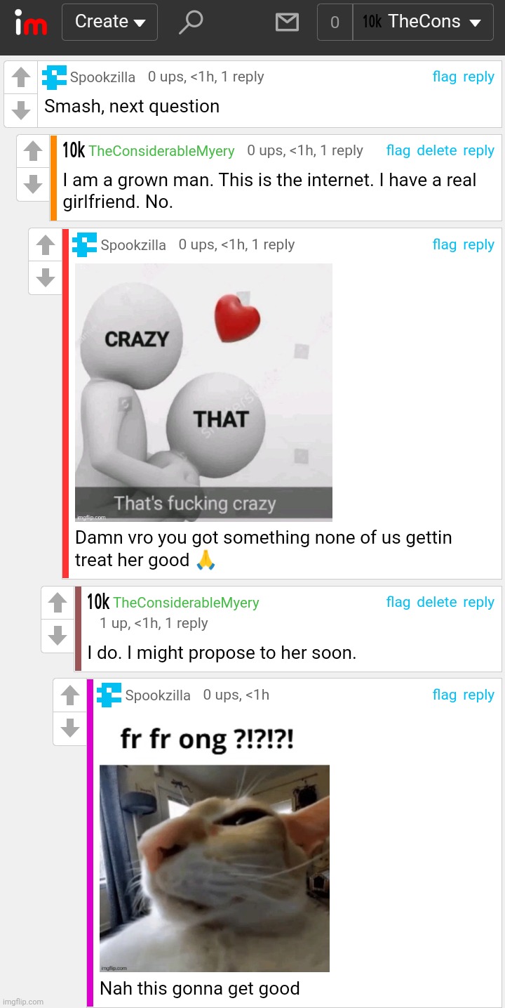 How a humorous and joyful comment section feels. | made w/ Imgflip meme maker
