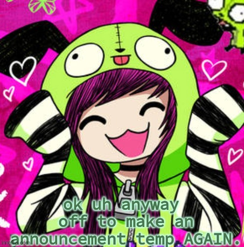 tweak discord pfp 2 | ok uh anyway 
off to make an announcement temp AGAIN. | image tagged in tweak discord pfp 2 | made w/ Imgflip meme maker