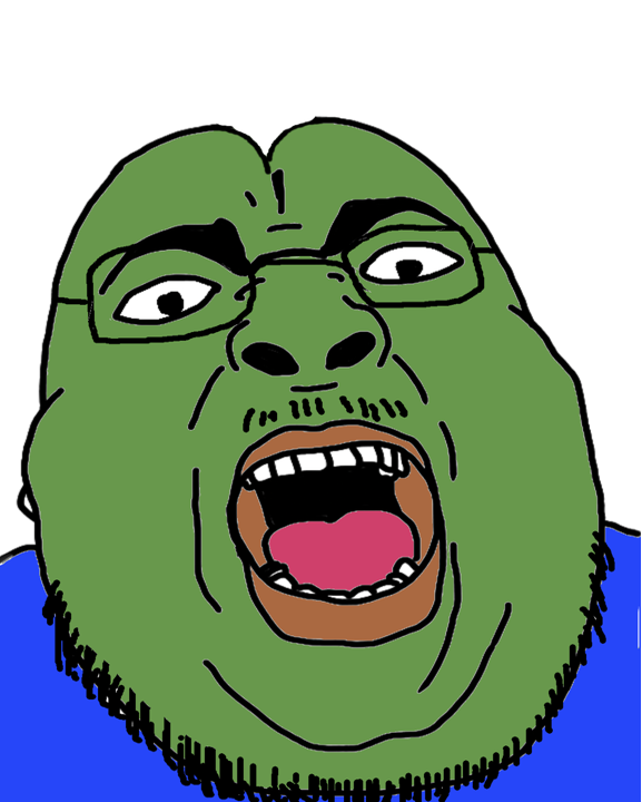 Chugsjak pepe Blank Meme Template